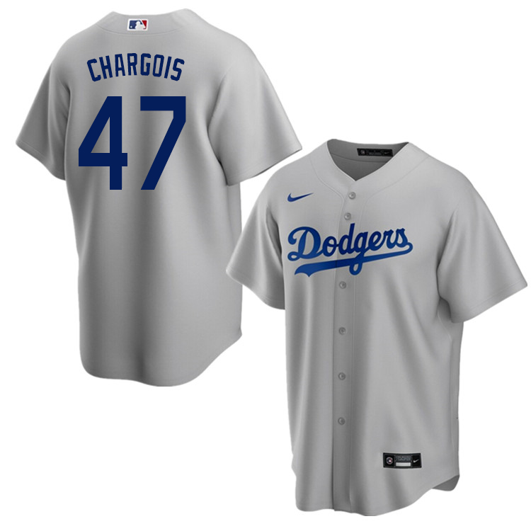 Nike Men #47 JT Chargois Los Angeles Dodgers Baseball Jerseys Sale-Alternate